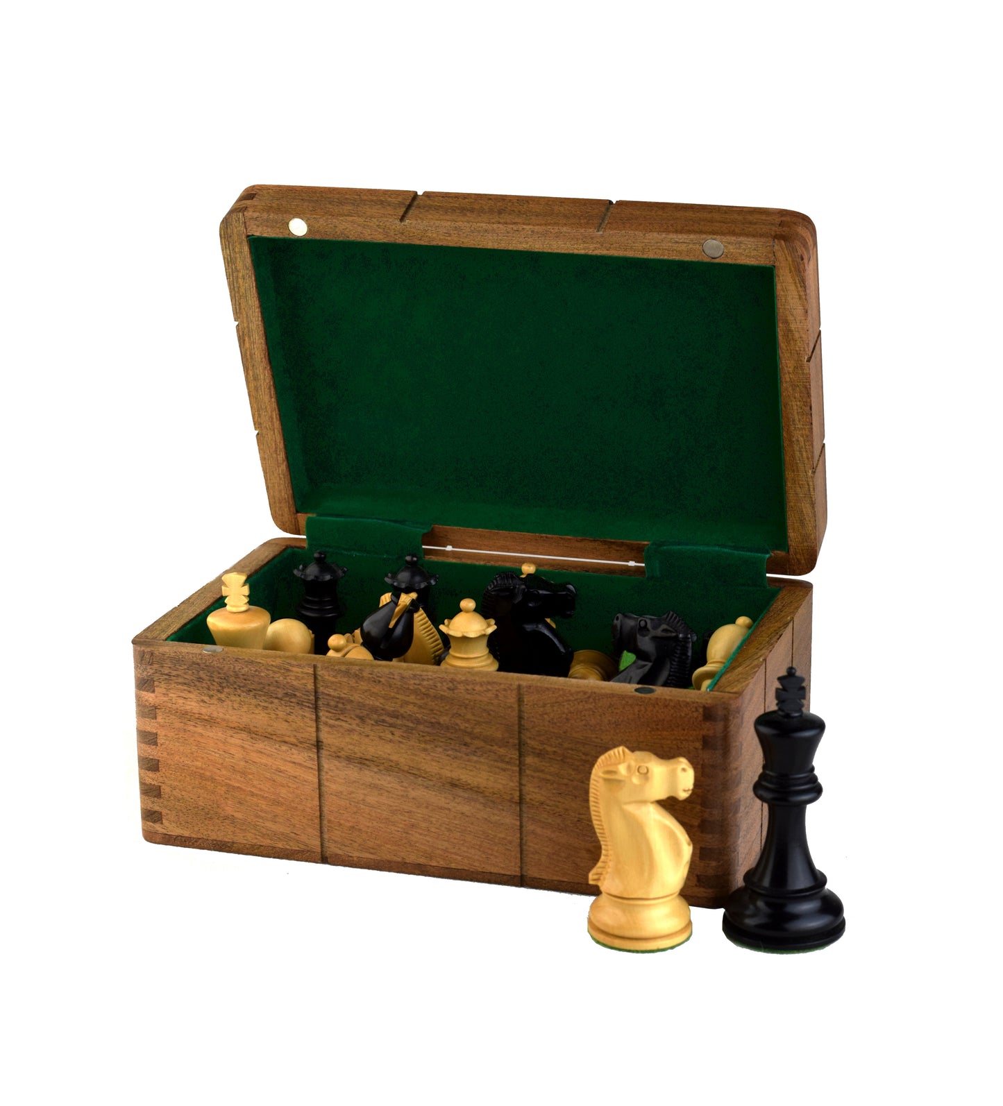 Ajedrez Caja de Almacenamiento de Madera de Acacia, Caja, Estuche, Caja de Joyería