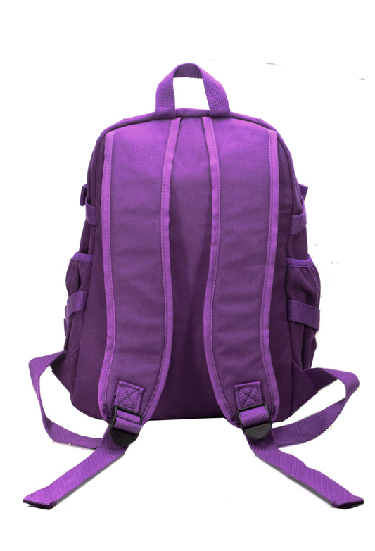 Land Turtle * Rucksack Damen 25l Stadt Schule Uni Arbeit Laptopfach Violett Lila