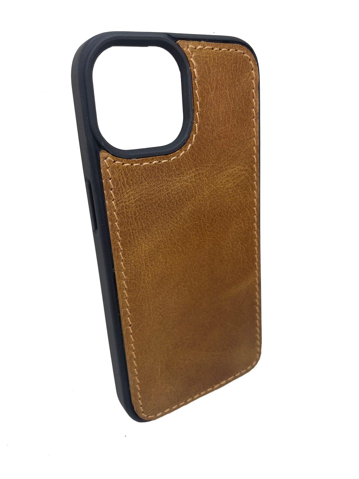 ROOGU Echtleder Handyhülle für iPhone 13, 15 und 15 Pro MagSafe Ring Handmade Indien