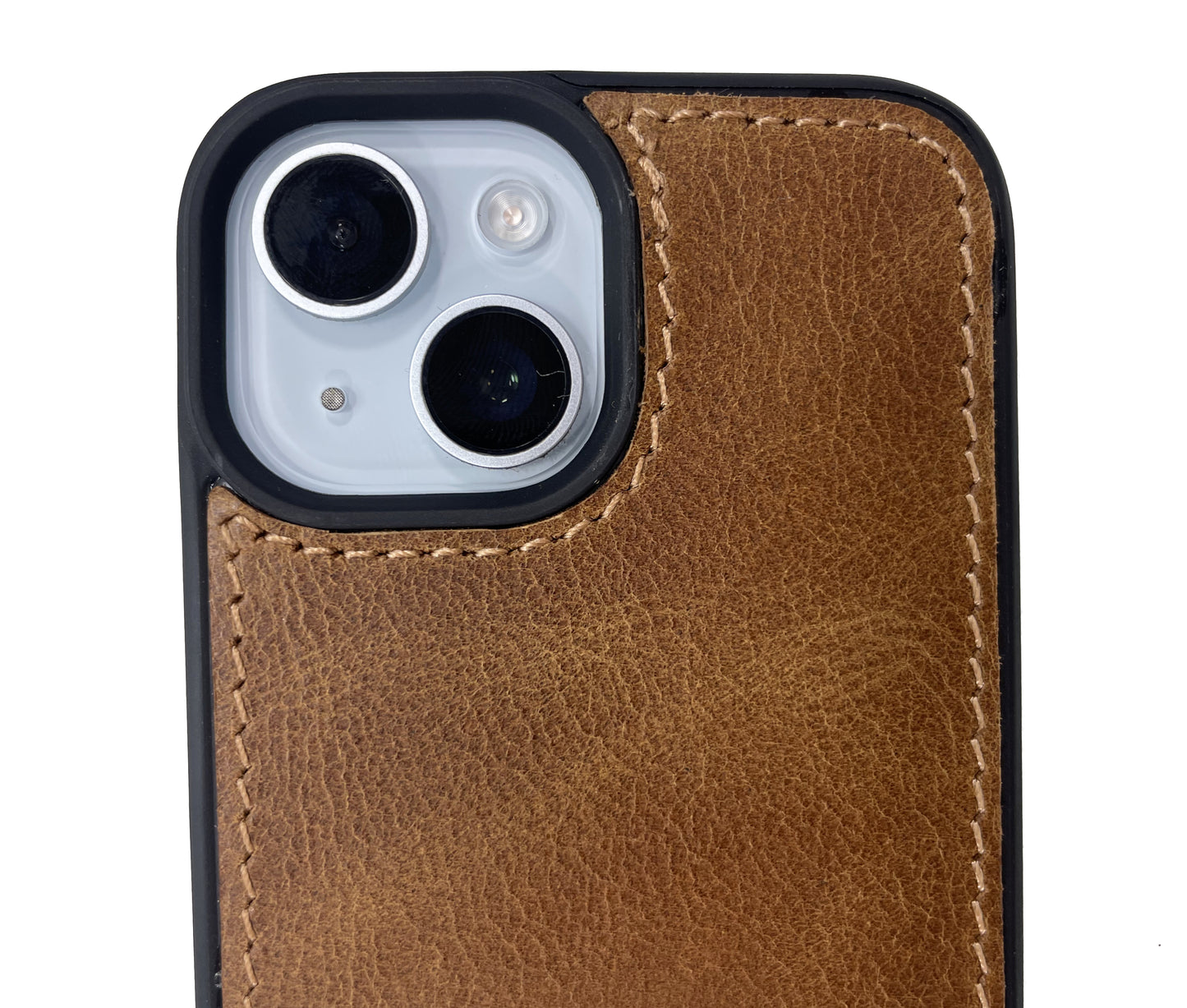 ROOGU Echtleder Handyhülle für iPhone 13, 15 und 15 Pro MagSafe Ring Handmade Indien