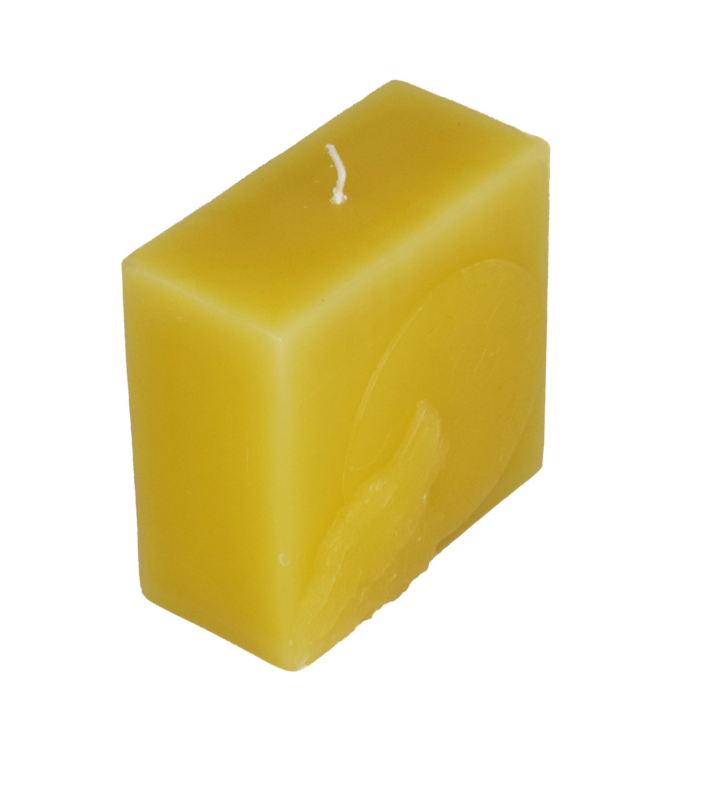 3x ROOGU Lobo Luna Velas Aroma Vainilla Cítrico Amarillo Cubo Vela