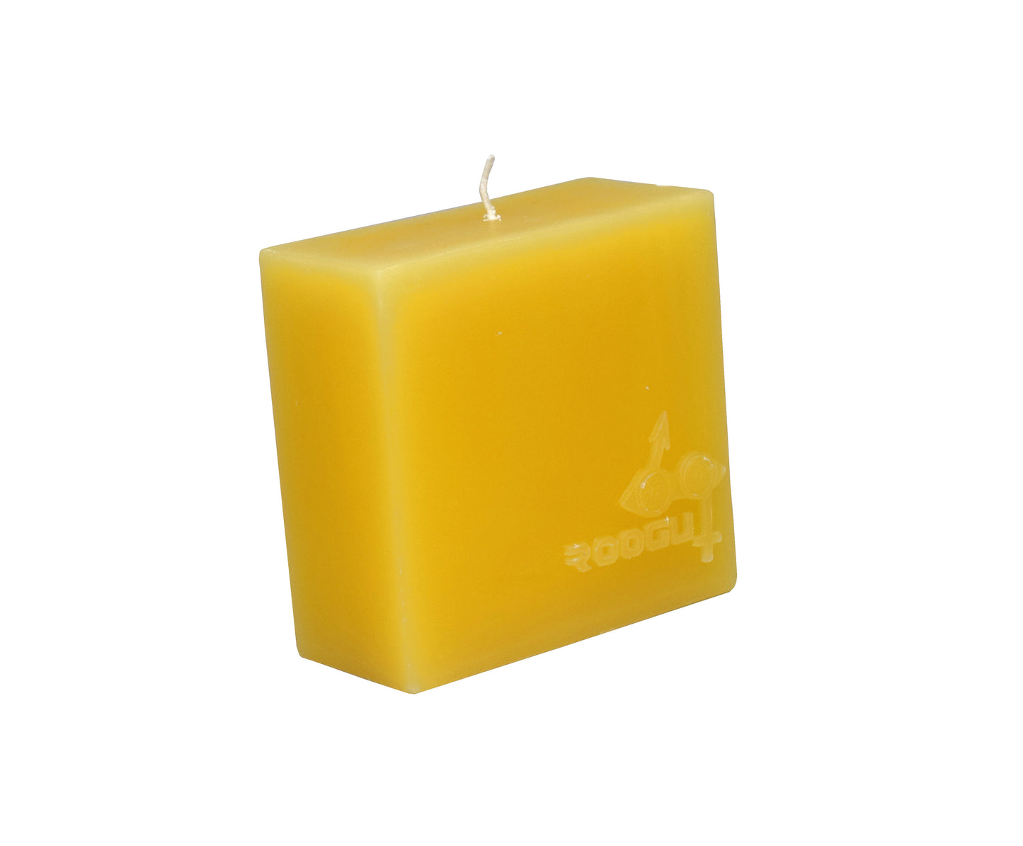 ROOGU Wolf Mond Duftkerze Vanilla Zitrus-Gelb Cube Candle