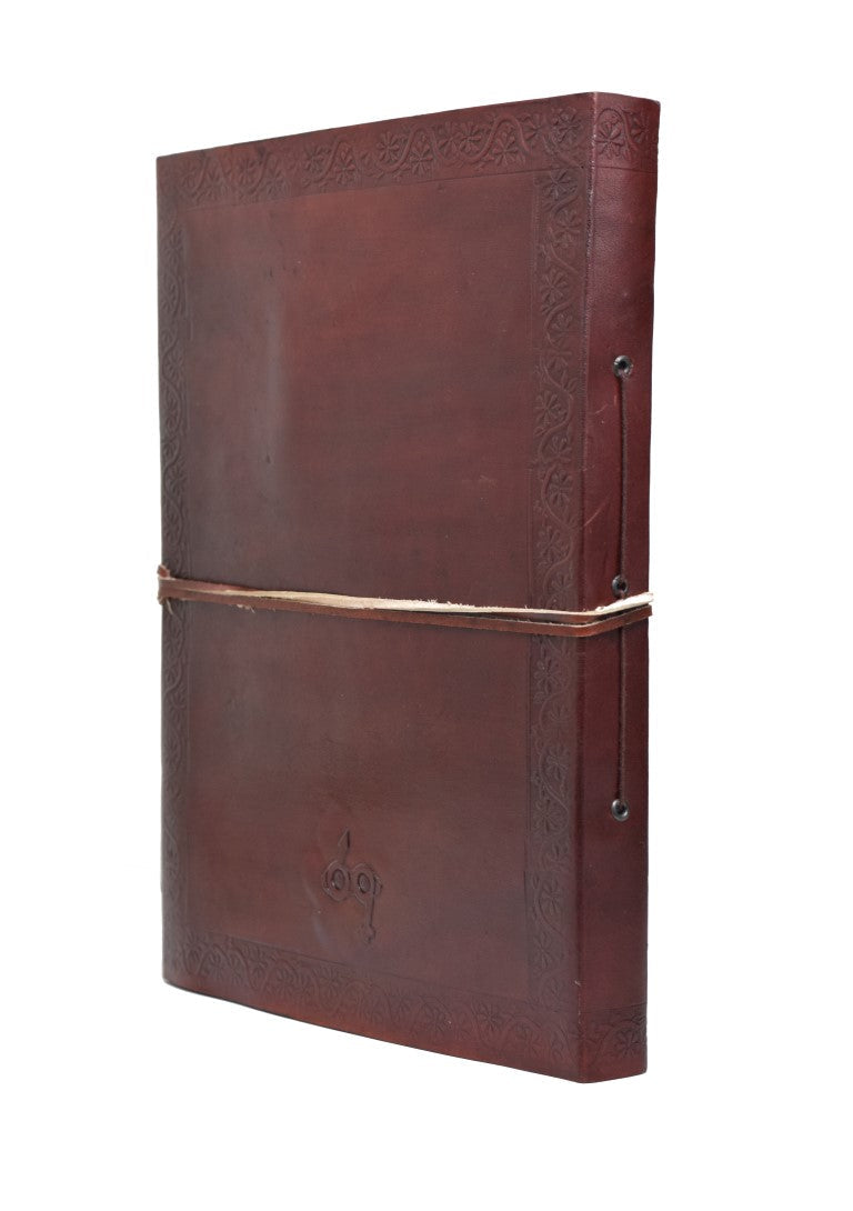 Indien Klassik Leder Fotoalbum XXL Indien Handmade Vintage Familie
