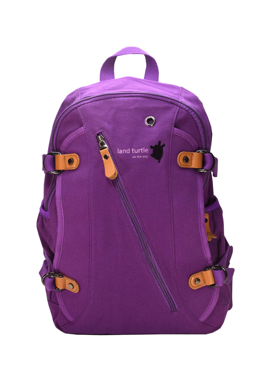 Land Turtle * Rucksack Damen 25l Stadt Schule Uni Arbeit Laptopfach Violett