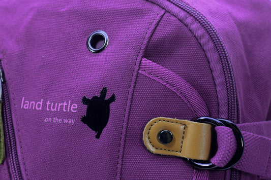 Land Turtle * Rucksack Damen 25l Stadt Schule Uni Arbeit Laptopfach Violett