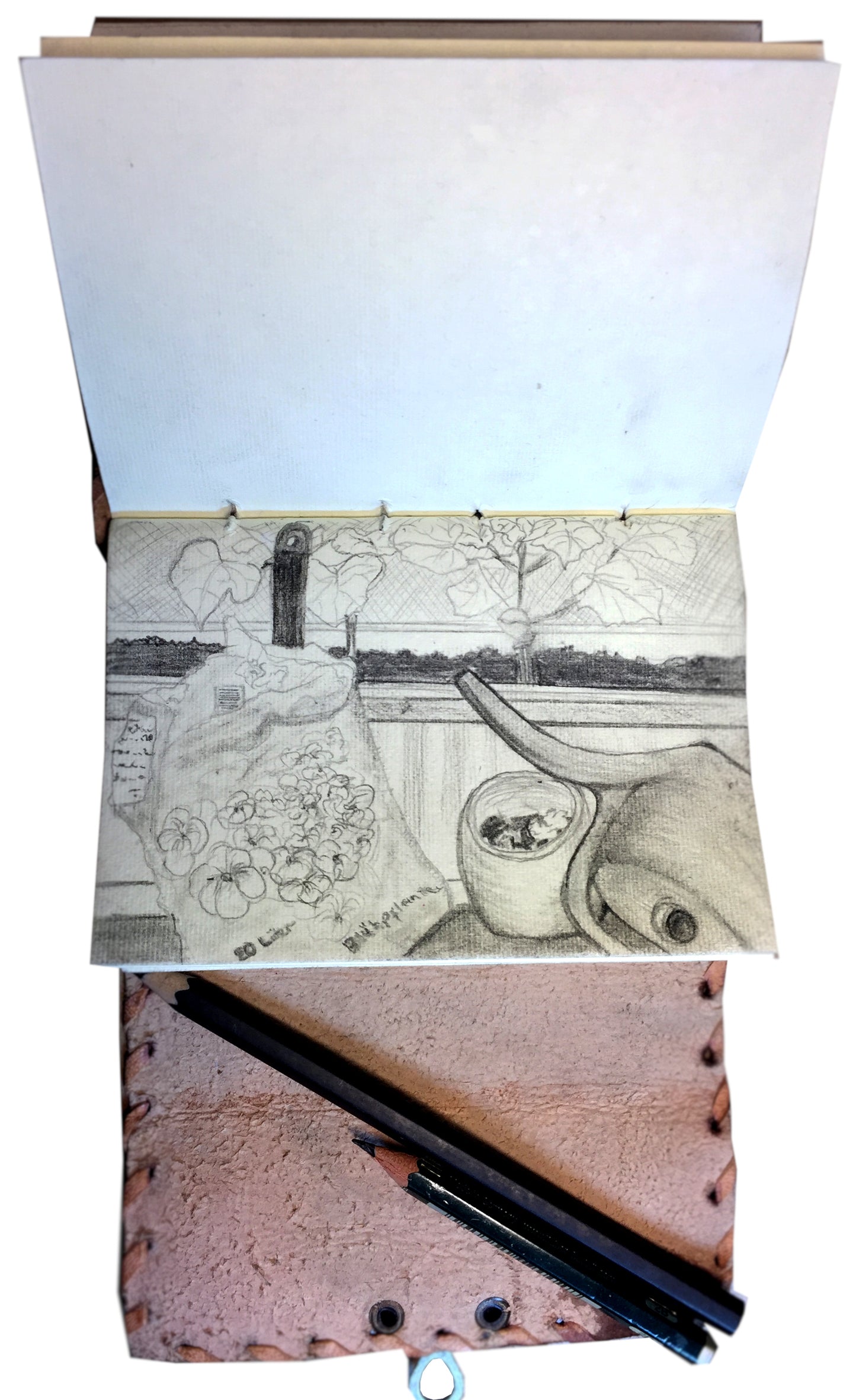 Libro di schizzi in pelle vintage fatto a mano di piccole dimensioni classico indiano.