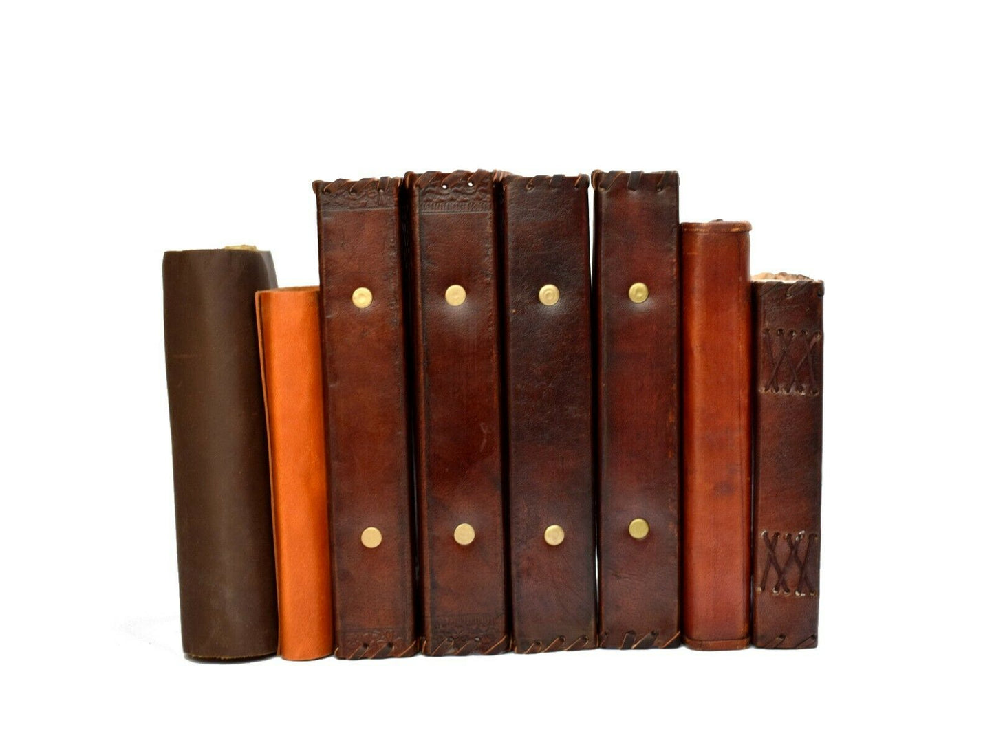 Herbarium * Akten Ordner 2 Ringe DIN A5 Echtes Büffel Leder Handmade Indien