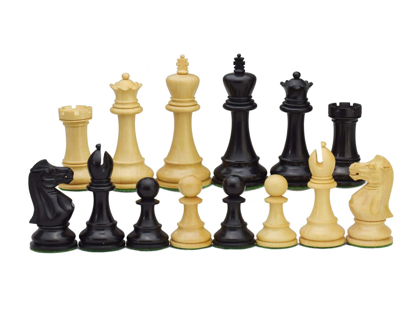 Old Staunton 3.5'' Schachfiguren Set Buchsbaum Handmade Indien