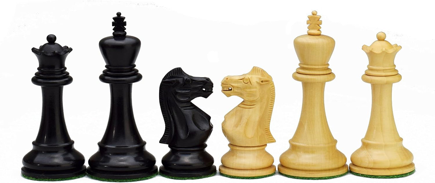 Old Staunton 3.5'' Schachfiguren Set Buchsbaum Handmade Indien