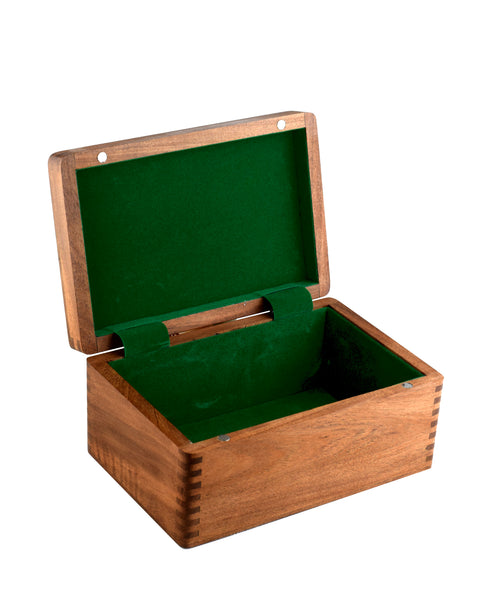 Laden Sie das Bild in den Galerie-Viewer, ROOGU Schach Akazien-Holz Aufbewahrungsbox Schatulle Etui Box Kassette Kästen Schmuck
