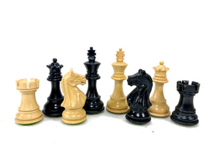 ROOGU Knight Supreme 3.1 '' Chess Pieces Set Acacia Wood Boxwood Handmade India