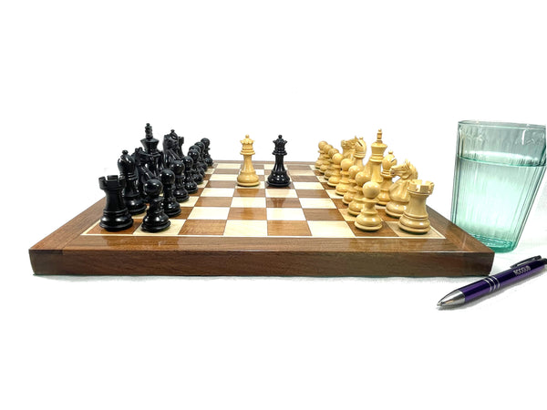 Załaduj zdjęcie w galerii, Knight Supreme 3.1 &#39;&#39; Zestaw figur szachowych bukszpan Handmade Indie
