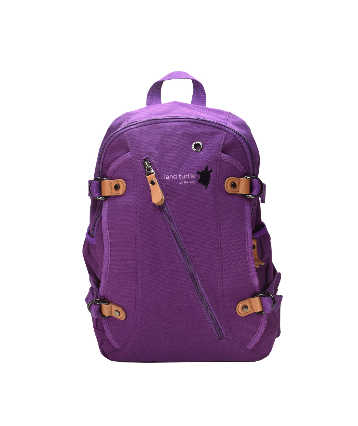 Land Turtle * Rucksack Damen 25l Stadt Schule Uni Arbeit Laptopfach Violett Lila
