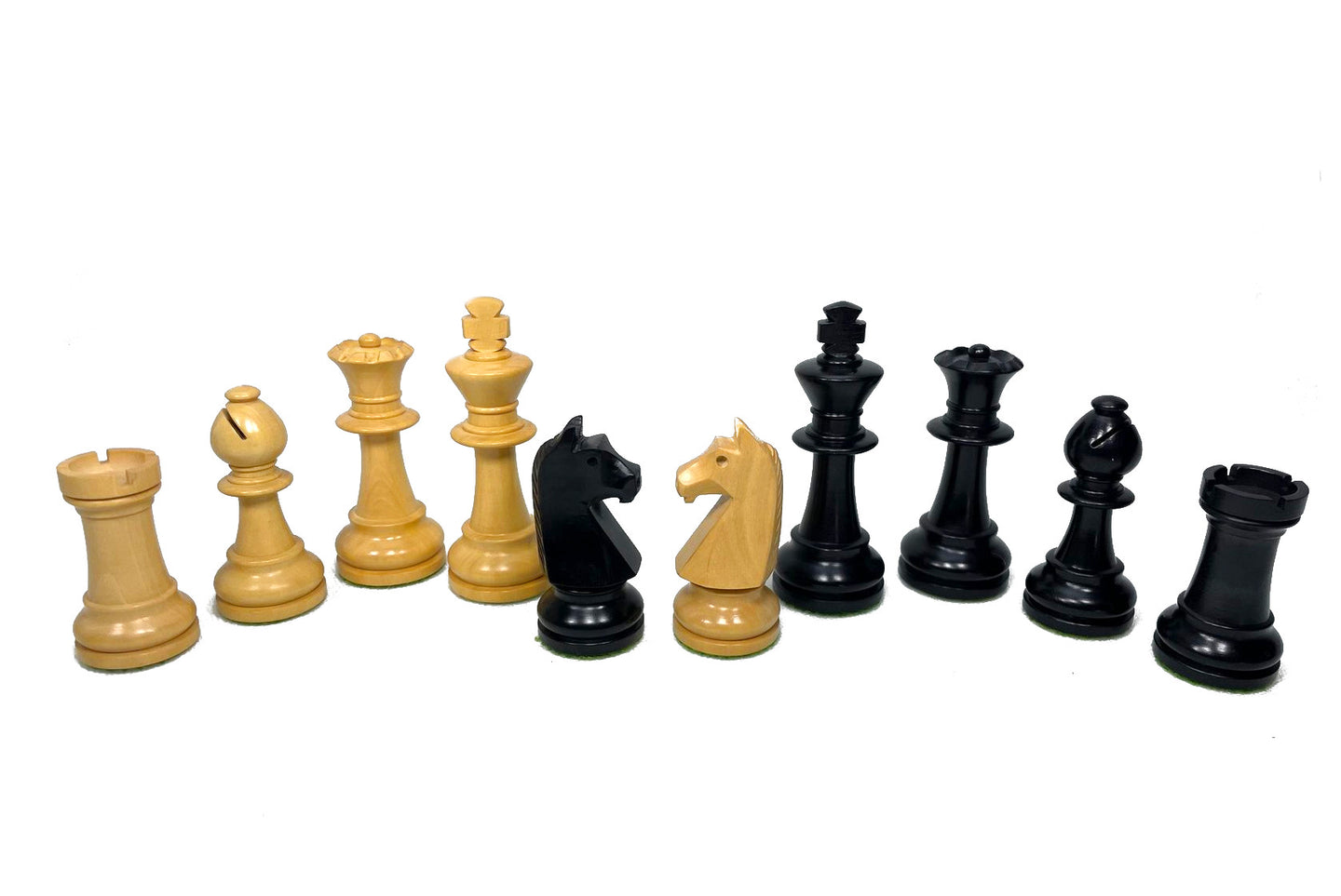 French Chavet Tournament 3.75'' Schachfiguren Set Holz Handmade Indien