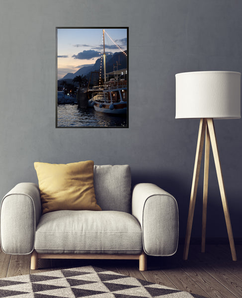 Carica l&#39;immagine nel visualizzatore della galleria, Evening Glow * Holz-Foto-Bild  40x60cm Kunst Fotografie Wandkunst Wandbild 
