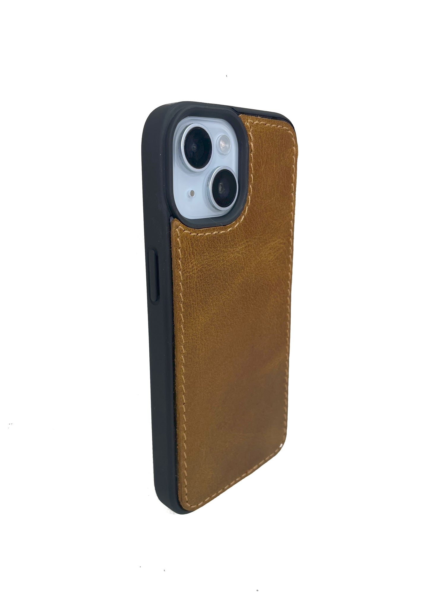 ROOGU Echtleder Handyhülle für iPhone 13, 15 und 15 Pro MagSafe Ring Handmade Indien