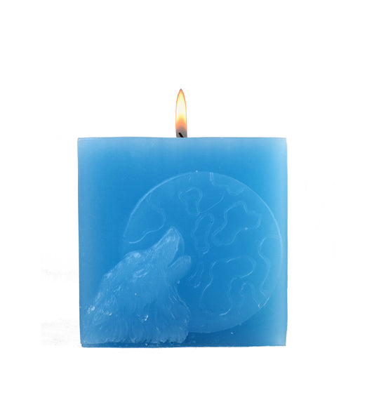 3x ROOGU Loup Lune Parfum Bougie Brise de Mer Ciel Bleu Cube Baignoire Bougie