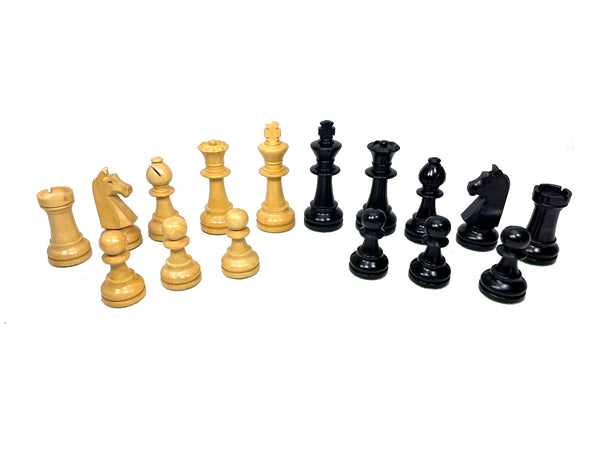 Carregue a imagem para o visualizador da galeria, French Chavet Tournament 3.75&#39;&#39; Schachfiguren Set Holz Handmade Indien 
