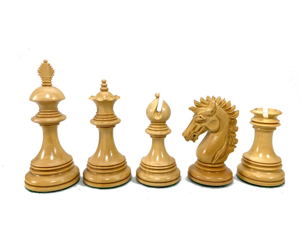 Carica l&#39;immagine nel visualizzatore della galleria, Set di figure da scacchi Royal Valencia 4.5&#39;&#39; XL Padauk VALIGIA Legno India 
