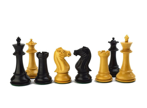 1849 Reproduit Staunton 4.4 '' Pièces d'échecs XL Bois de buis Fabriqué à la main Inde