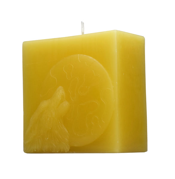 Załaduj zdjęcie w galerii, 3x Świeca zapachowa ROOGU Noc Wilka Księżyc Aromat Waniliowy Cytrynowo-Żółty
