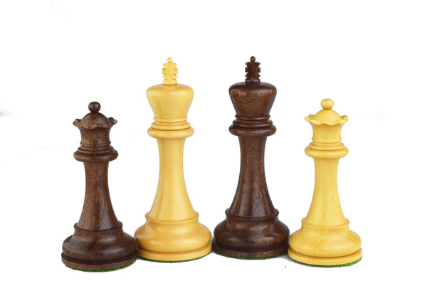Téléchargez l’image dans la visionneuse de la galerie, La série Anderssen 3.75 &#39;&#39; jeu d&#39;échecs en bois d&#39;acacia 4x Dame Main Indienne 
