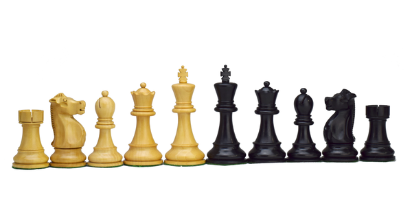 Téléchargez l’image dans la visionneuse de la galerie, Jeu d&#39;échecs Fischer-Spassky WM Staunton 3.75&#39;&#39; Set de figurines 4x Dame Fait à la main 
