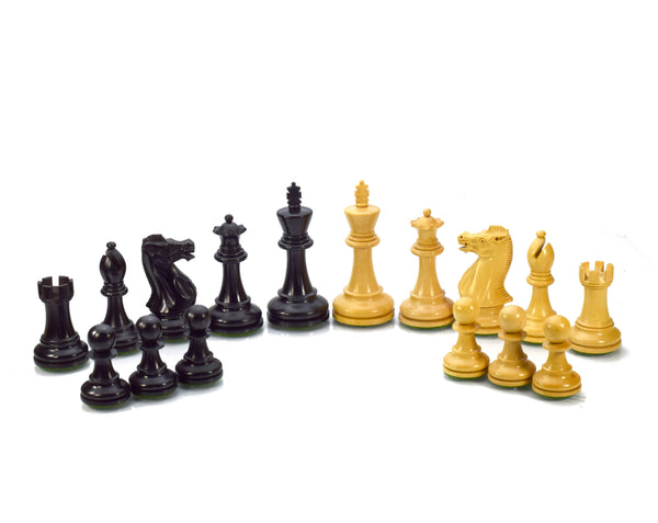 Sube la imagen al visor de la galería, Reykjavik Series 3.75&#39;&#39; Juego de ajedrez Staunton hecho a mano India figuras de boj 
