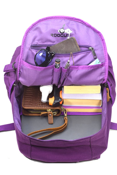 将图像上传到图库查看器，土龟*女士25L城市学校大学工作笔记本袋紫色 
