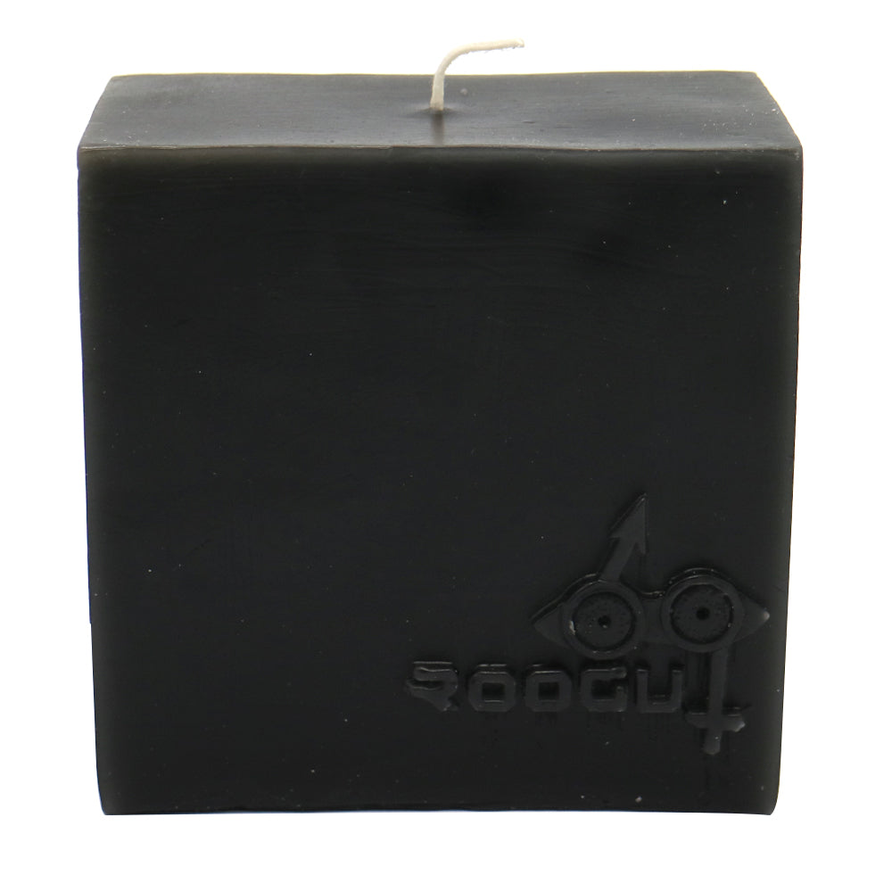 3x ROOGU Wolf Luna Candela Profumo Vaniglia Verde Scuro Cubo Candela