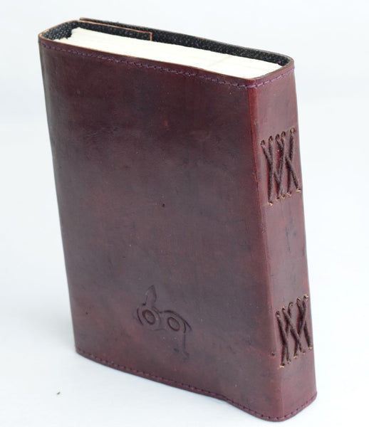 Sube la imagen al visor de la galería, Árbol genealógico de la vida * Cuaderno de días de cuero vintage hecho a mano. 
