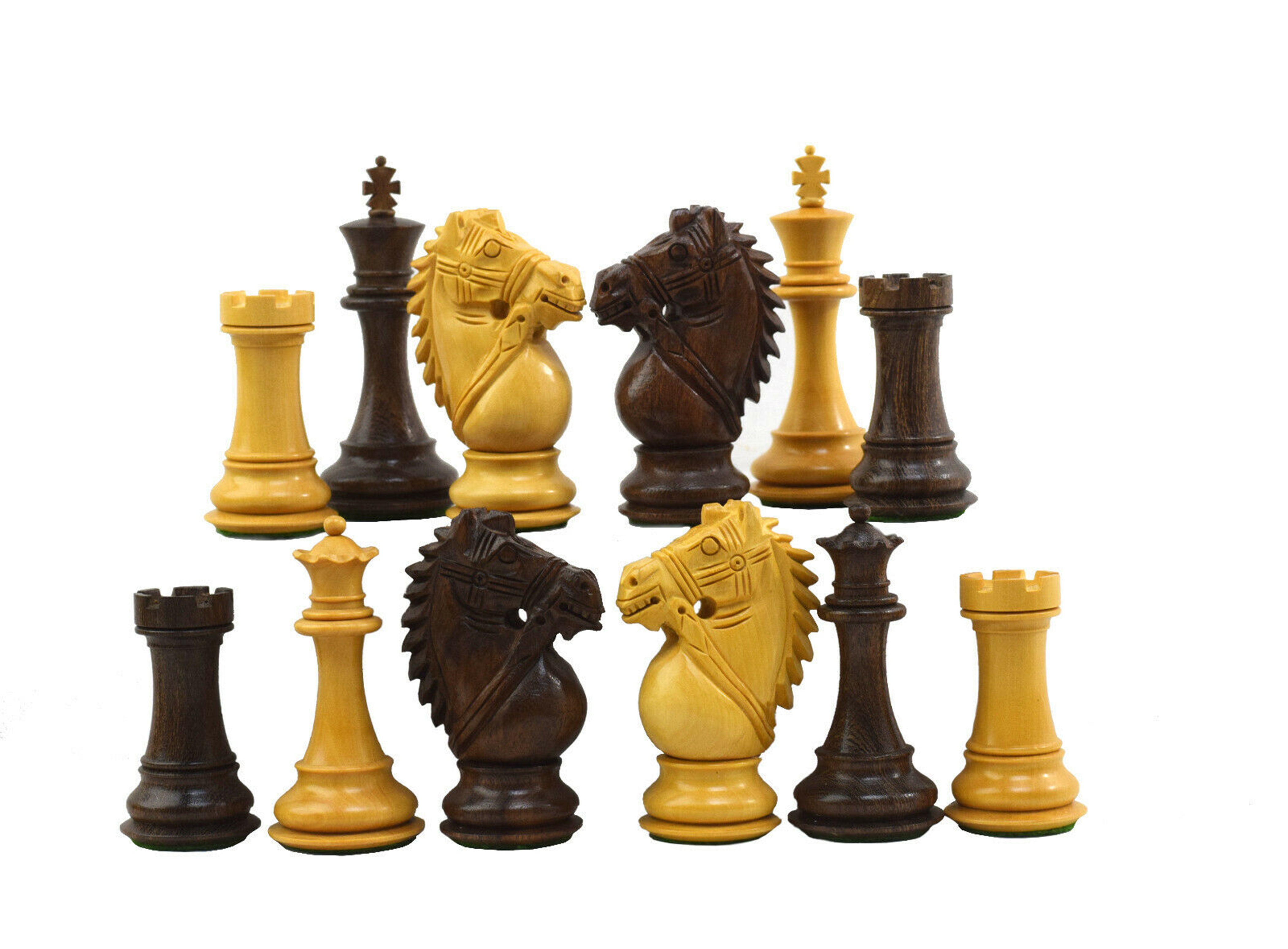 Piezas de ajedrez COLOMBIAN Acacia/Boj 4