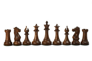 1849 Staunton Akazien-Holz XL Schachfiguren Set 4.4'' Handmade in Indien