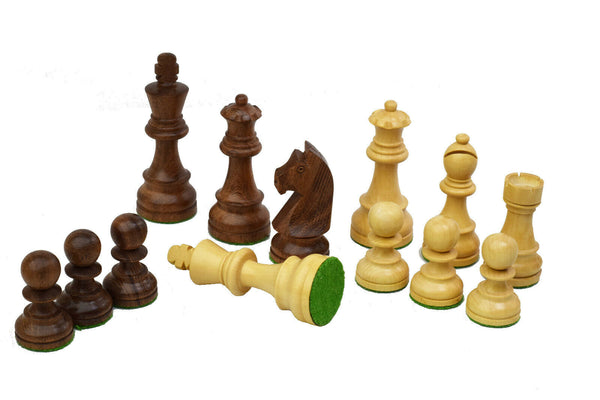 将图像上传到图库查看器，德国斯陶顿象棋棋子3.75&#39;&#39;柳杉桦木印度 
