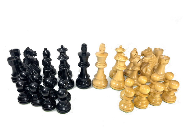 Carregue a imagem para o visualizador da galeria, Knight Supreme 3.8&#39;&#39; Conjunto de peças de xadrez feitas à mão na Índia em marfim de buxo 
